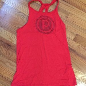 Red Pure Barre tank